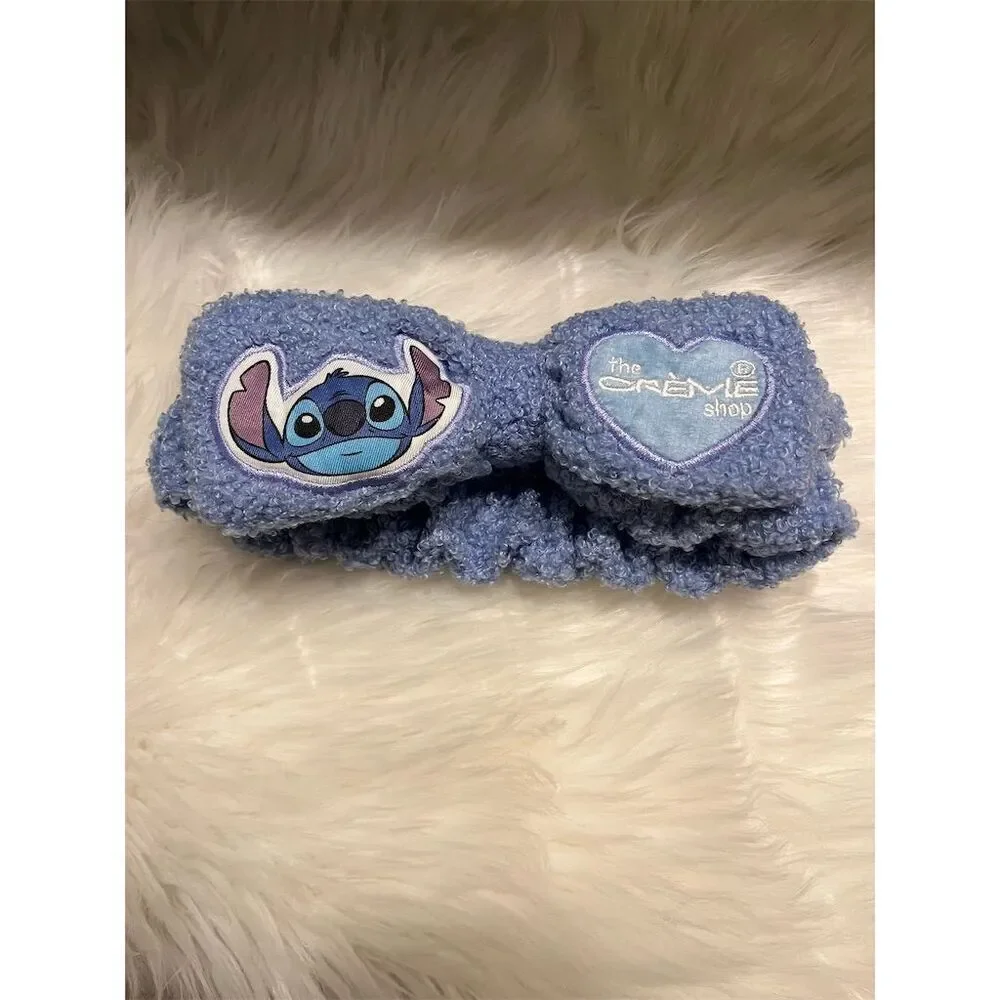 🆕 The Crème Shop x Stitch Plush Spa Headband Disney Lilo & Stitch Blue